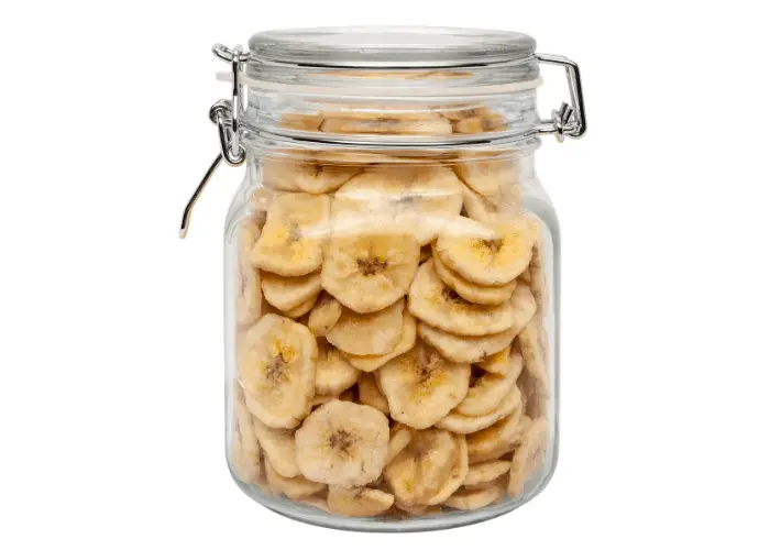 Banana Chips in a container