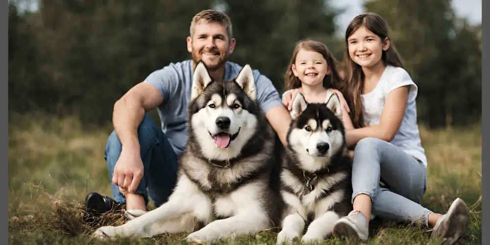 are alaskan malamutes good family dogs article featured image