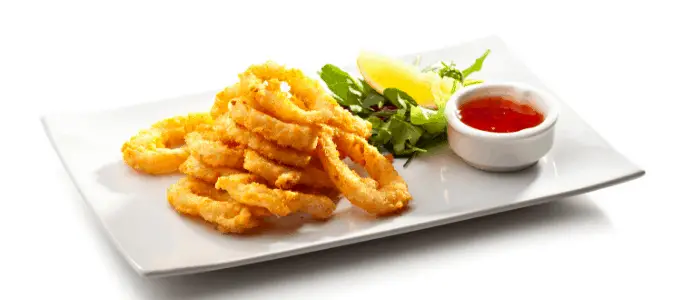 calamari dish on a plate image