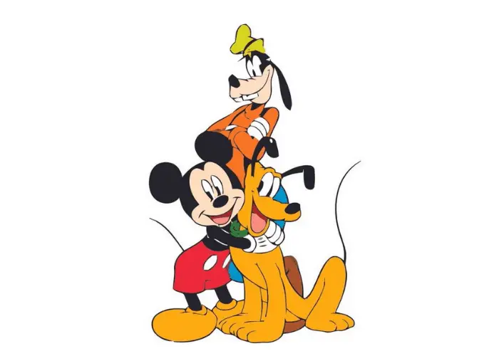 goofy and friends
