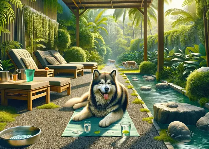 the essence of caring for an Alaskan Malamute in the tropical environment of the Philippines